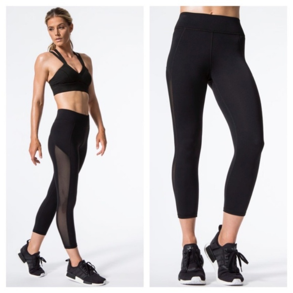 Michi Stardust Leggings Mesh Panel Sides - Picture 2 of 8